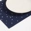 Tischset aus Baumwolle, blau | 4er-Set