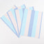 Tischset aus Baumwolle, hellblau gestreift | 4er-Set