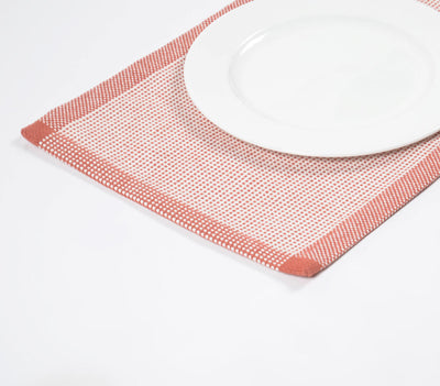 Tischset aus Baumwolle, pink | 4er-Set