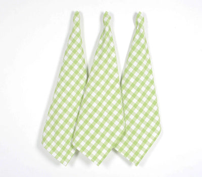 Geschirrtücher aus Baumwolle, lime | 3er-Set