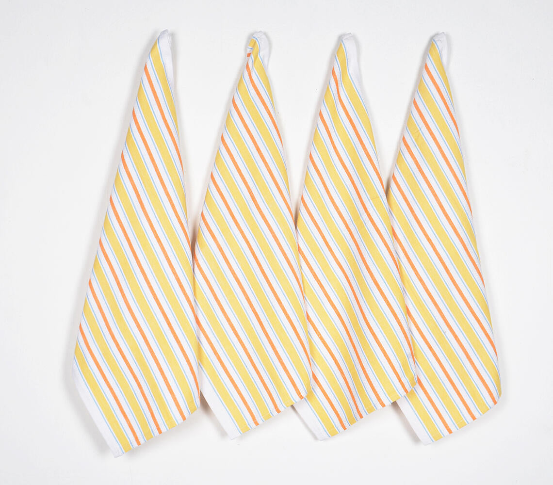 Geschirrtücher aus Baumwolle, citrus striped | 4er-Set