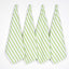 Geschirrtücher aus Baumwolle, Lime Striped | 4er-Set